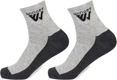 Winget Men & Women Self Design Ankle Length(Pack of 2)