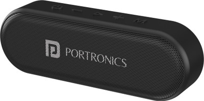 Portronics Phonic 15W Portable Wireless Speaker With TWS, Built-in Mic, Aux-in 15 W Bluetooth Speaker  (Black, Stereo Channel) For Rs. 999 @ 67 %