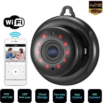 IBS ACTION CAMERA Security Mini Full HD Small Indoor Home Security Nanny Wireless WiFi Camra Black Sports and Action Camera(Black, 3 MP)