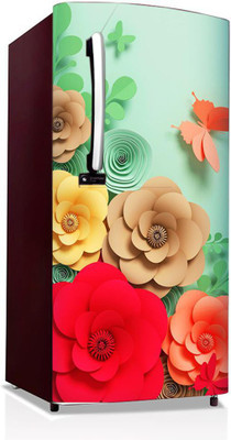 BPDESIGNSOLUTION 49 inch Fridge Sticker Self Adhesive Sticker(Pack of 1)