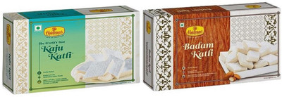 Haldiram's Nagpur Kaju Katli & Badam Katli (Combo Pack) - 250g*2 Box(2 x 250 g)