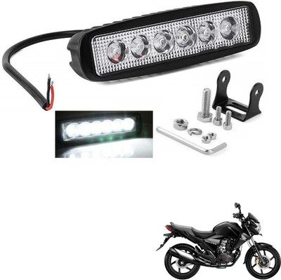 KOZDIKO 6 LED Rectangular Fog Light Bar Spot Beam Light White For CB Unicorn Fog Lamp Motorbike LED for Honda (12 V, 55 W)(CB Unicorn 150, Pack of 1)
