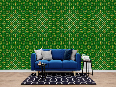ASA PRINT SOLUTION Vinyl Fantasy Green Wallpaper(L x W: 228 cm x 40 cm)