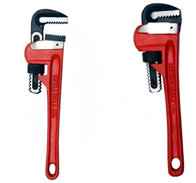 Globus SET/ 2PCS SET/2 PCS Single Sided Pipe Wrench(Pack of 1)