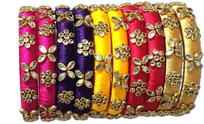 Pridetrend Plastic Bangle Set(Pack of 8)