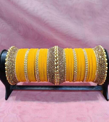 SHYCHOO BLASTS Metal Bangle Set(Pack of 2)