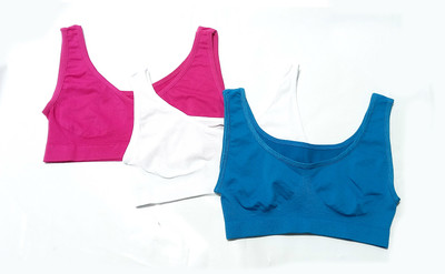 The Window Shop Girls Sports Non Padded Bra(Multicolor)