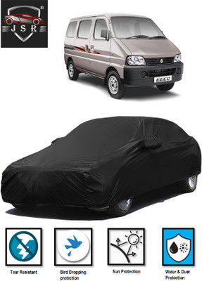 J S R Car Cover For Maruti Suzuki Eeco (With Mirror Pockets)(Black)