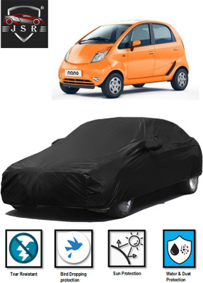 J S R Car Cover For Tata Nano (With Mirror Pockets)(Black)
