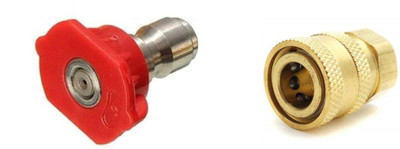 PARTHVI 0 Deg. Washer Spray Nozzle Tips With Quick Release Connector For Pressure Washer Spray Gun