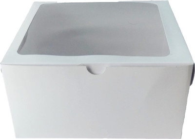 dhanwanti enterprise Cake Box Cardboard Packaging Box(Pack of 10 White)