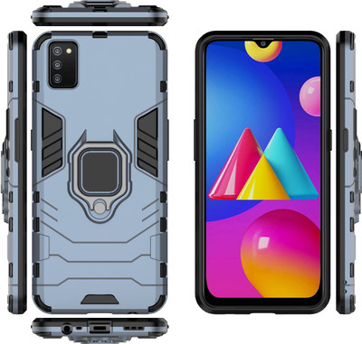 BOZTI Back Cover for Samsung Galaxy M02s(Blue, Rugged Armor, Pack of: 1)