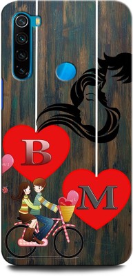 ORBIQE Back Cover for Redmi Note 8 BM, B LOVE M, M LOVE B, B LETTER, M LETTER, BM NAME(Multicolor, Hard Case, Pack of: 1)