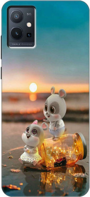 Print maker Back Cover for Vivo T1 5G(Multicolor, Dual Protection, Silicon, Pack of: 1)