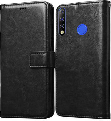 Casotec Flip Cover for Tecno Spark 4(Black, Pack of: 1)