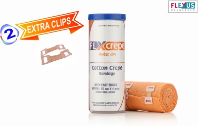 FLXCREPE CREPE BANDAGE (15CM*4MTR) Crepe Bandage