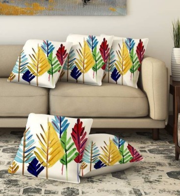 BLUEDOT Printed Cushions Cover(Pack of 5, 40.67 cm*40.67 cm, Multicolor)