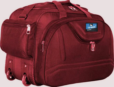 TOPMOON FASHION (Expandable) BBD_N-Waterproof Luggage Travel Duffel Bag with Roller wheels Duffel Bag, Duffel With Wheels (Strolley)