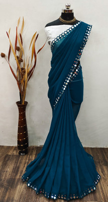 Vivan Fab Georgette Embellished Blouse Material