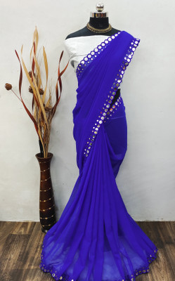 Vivan Fab Georgette Embellished Blouse Material