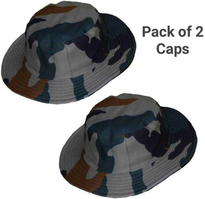 VastraHub Reversible Hat Combo of 2(army Hat, Pack of 2)