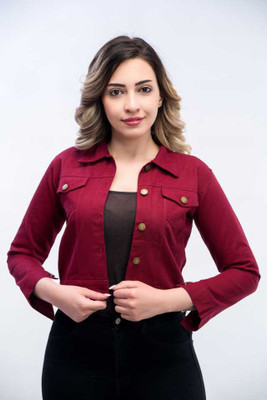 Wingzss Full Sleeve Solid Women Jacket