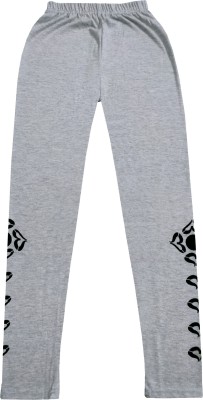 IndiWeaves Legging For Girls(Grey Pack of 1)