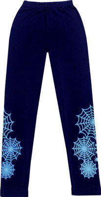 IndiWeaves Legging For Girls(Dark Blue Pack of 1)
