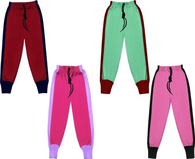 IndiWeaves Track Pant For Boys & Girls(Multicolor, Pack of 4)