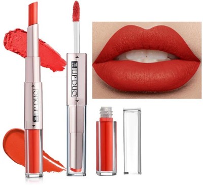 tanvi27 2 IN 1 LONG LASTING WATERPROOF MATTE FINISH LIPSTICK(ORANGE, 3.6 g)