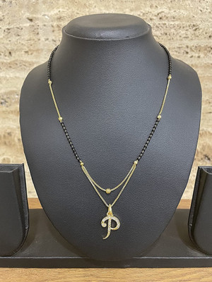 RADHE SALES P letter mangalsutra Alloy Mangalsutra