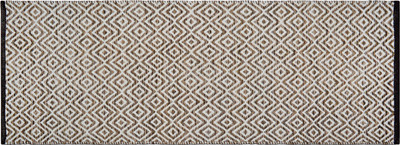 house of handmade Cotton Floor Mat(Brown, Medium)