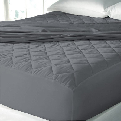 A CUBE LUXURY SOLUTIONS Elastic Strap Double Size Breathable, Stretchable, Waterproof Mattress Cover(Grey)