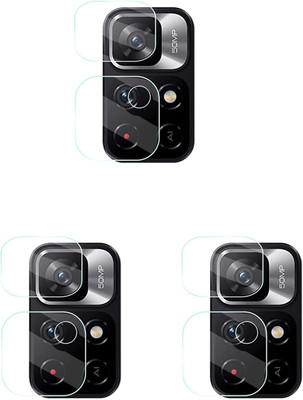 EJZAT Back Camera Lens Glass Protector for Xiaomi Redmi Mi Note 11T (5G) BACK CAMERA LENS(Pack of: 3)