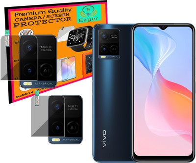 EZGER Back Camera Lens Glass Protector for VIVO Y21E(Pack of: 2)