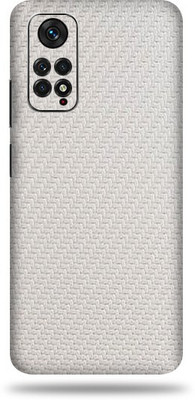 OggyBaba Xiaomi Note 11S Mobile Skin(White Carbon Fiber Skin With Ultra Matte Finish)