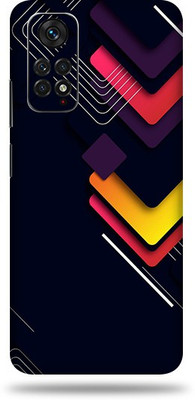 OggyBaba Xiaomi Note 11S Mobile Skin(Elbow Abstract Multicolor Skin With Ultra Matte Finish)