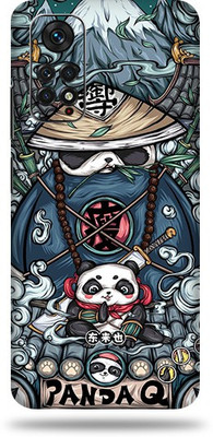 OggyBaba Xiaomi Note 11S Mobile Skin(Ninja Panda Multicolor Skin With Ultra Matte Finish)