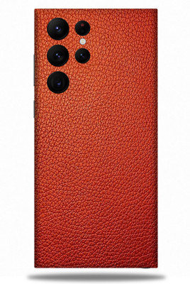 WeCre8 Skin's Samsung Galaxy S22 Ultra, Leather Red Mobile Skin(Red)