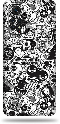 OggyBaba Xiaomi Note 11S Mobile Skin(Doodle Art Multicolor Skin With Ultra Matte Finish)