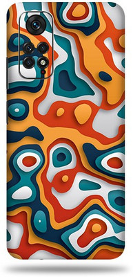 OggyBaba Xiaomi Note 11S Mobile Skin(Pour Art Multicolor Skin With Ultra Matte Finish)