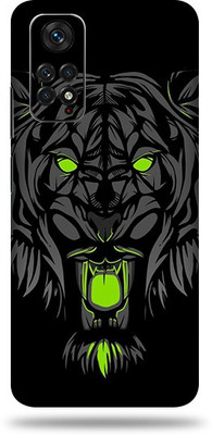 OggyBaba Xiaomi Note 11S Mobile Skin(Green Tiger Multicolor Skin With Ultra Matte Finish)