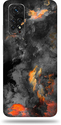 OggyBaba Xiaomi Note 11S Mobile Skin(Black Clouds Multicolor Skin With Ultra Matte Finish)
