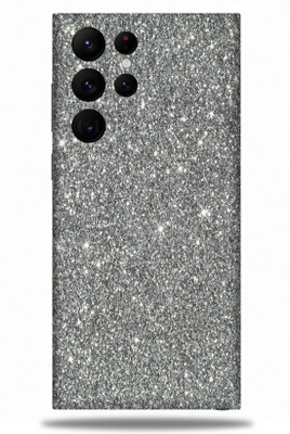 WeCre8 Skin's Samsung Galaxy S22 Ultra, Glitter Silver Mobile Skin(Multicolor)