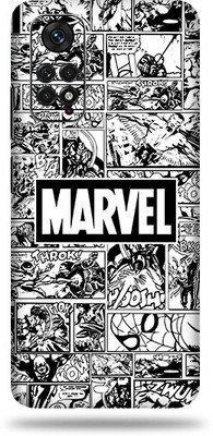 OggyBaba Xiaomi Note 11S Mobile Skin(Marvel Comic B&W Multicolor Skin With Ultra Matte Finish)