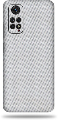OggyBaba Xiaomi Note 11S Mobile Skin(Silver Carbon Fiber Skin With Ultra Matte Finish)