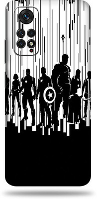 WeCre8 Skin's Redmi Note 11S, Avengers B&W Mobile Skin(Multicolor)