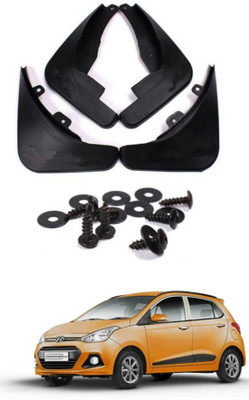 nawani genuine parts Front Mud Guard, Rear Mud Guard For HYUNDAI i10 2013(Black)