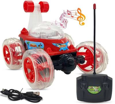 TONDAK Ben 10 Rechargeable Stunt Car Big Size 360 Degree Rotating