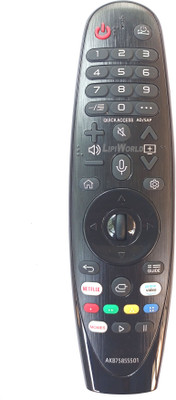 LipiWorld AKB75855501 Smart TV Remote (Without Voice Function) Compatible for  LG Led Remote Controller(Black)